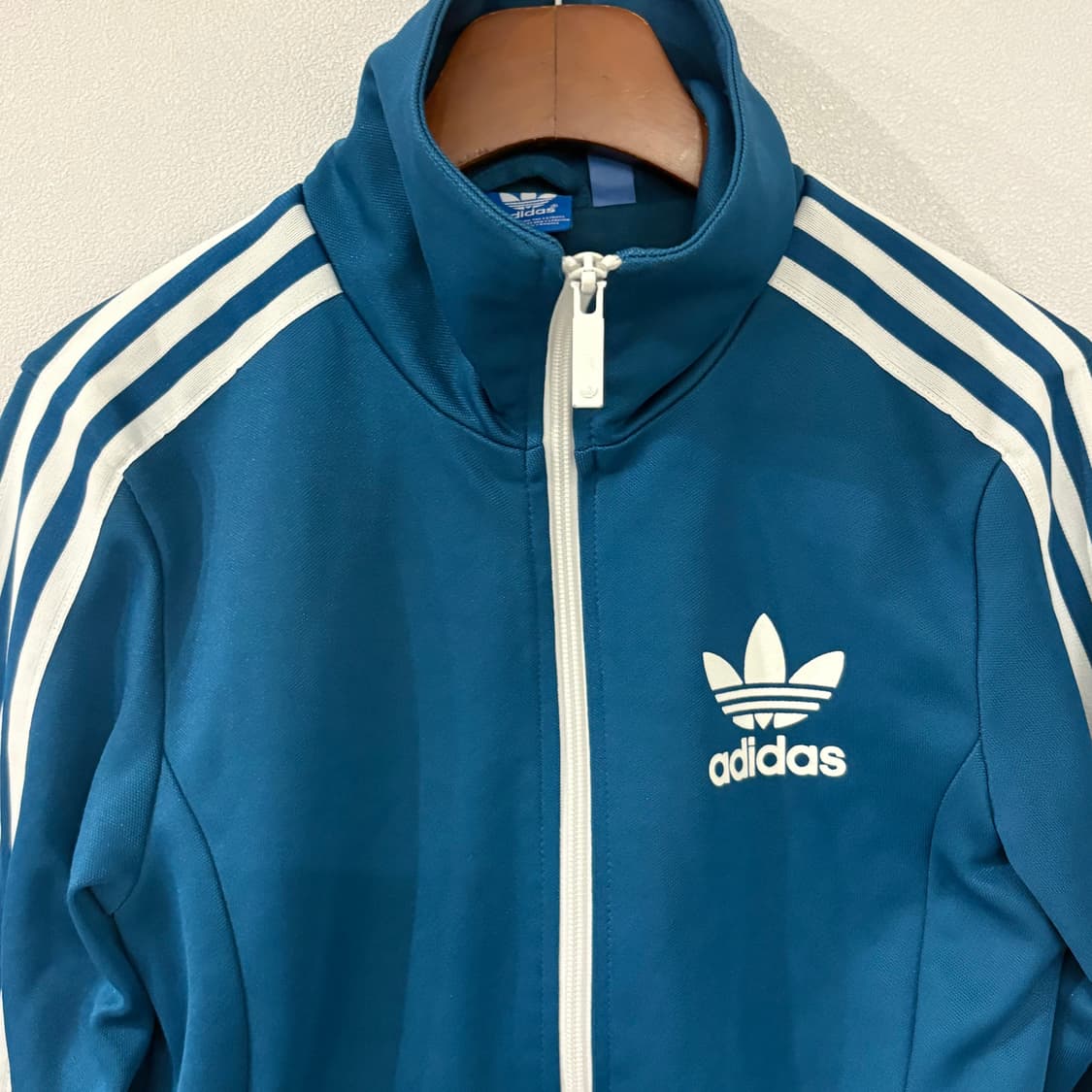 아디다스 삼선 져지 트랙탑 블루 85 상품이미지3