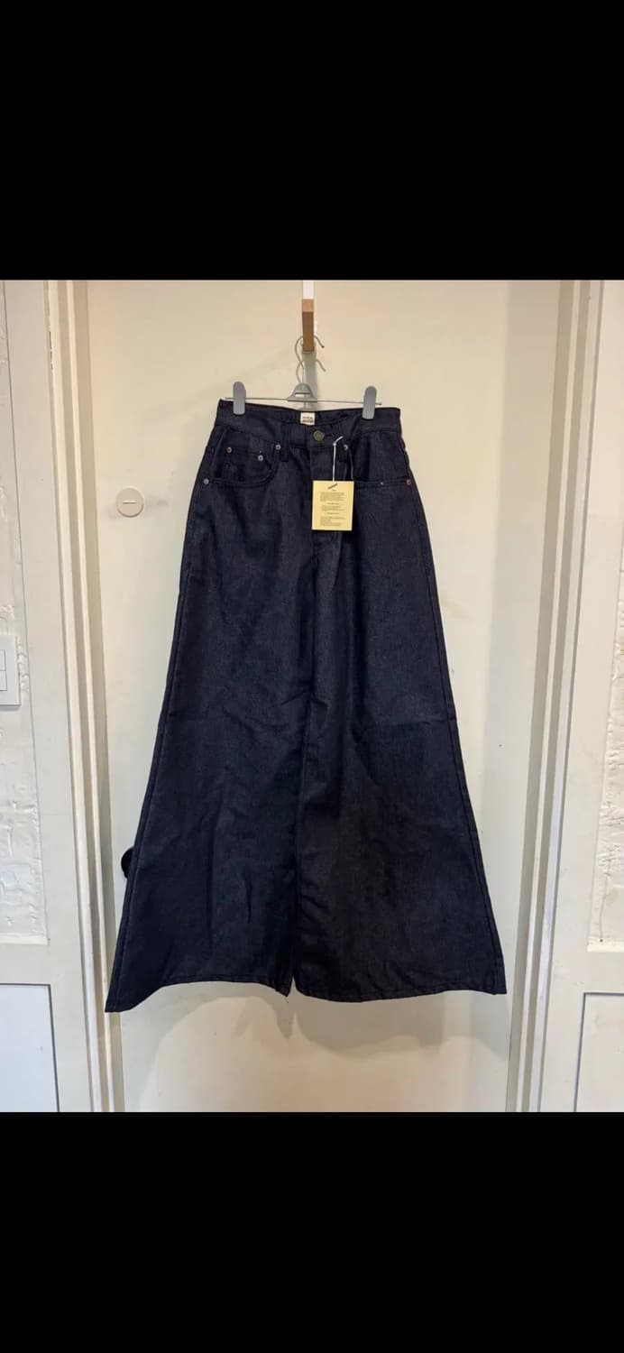 매니모어몽 mmm 인디고 와이드 청바지 새상품 상품이미지2