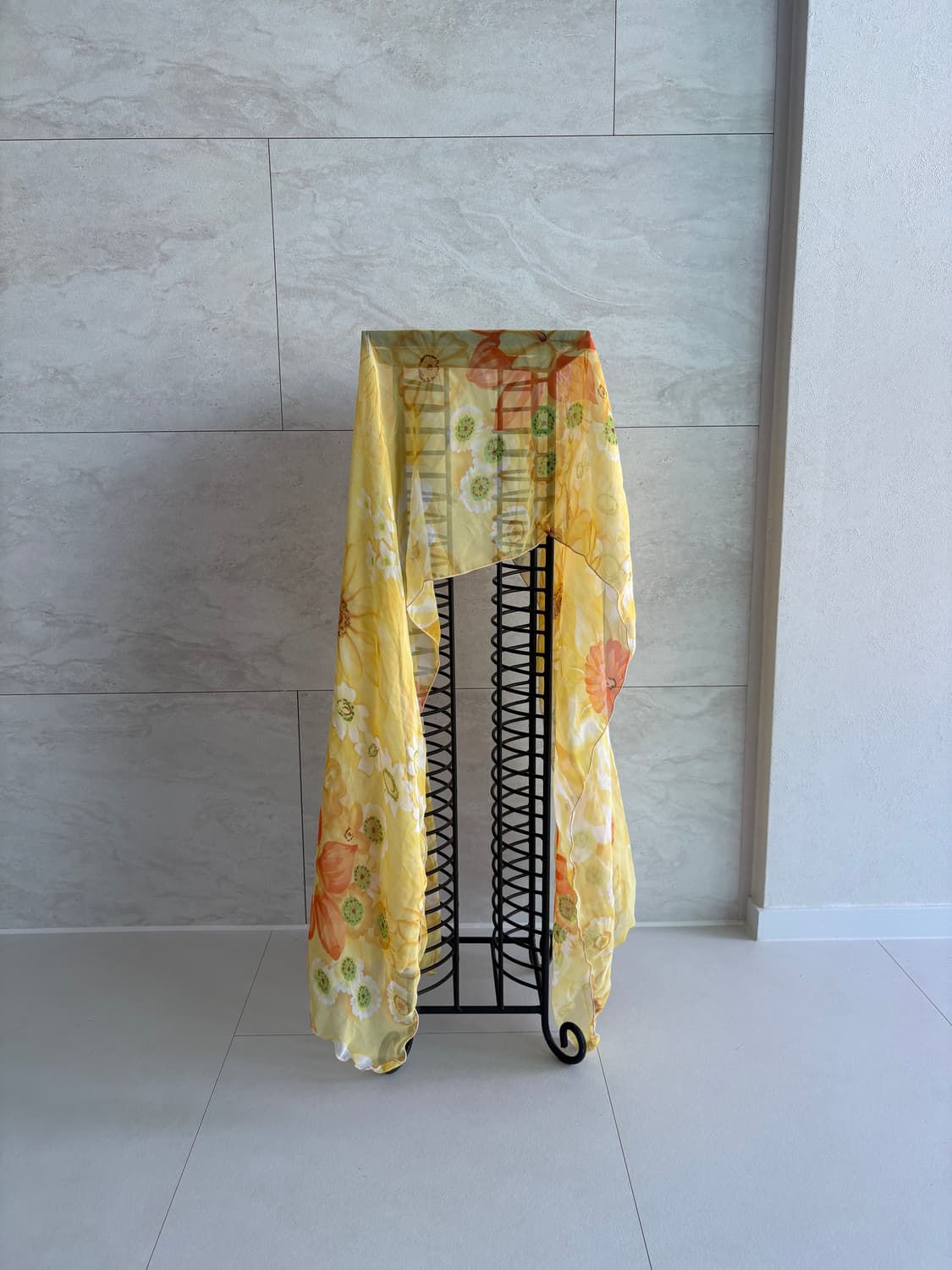 floral chiffon scarf 상품이미지3