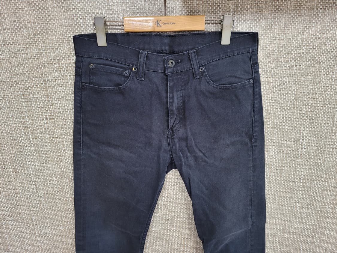 33인치 리바이스 510 스키니핏 청바지 흑청 상품이미지2