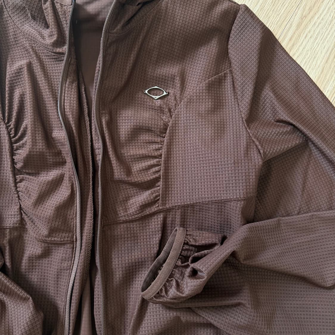 미스치프 와플 후드 집업 상품이미지2