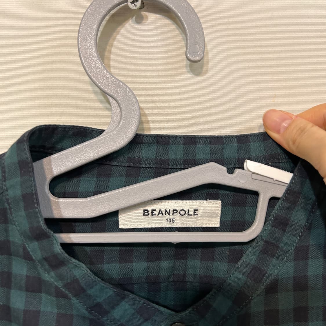 빈폴 남성 체크 셔츠 남방 105 상품이미지2