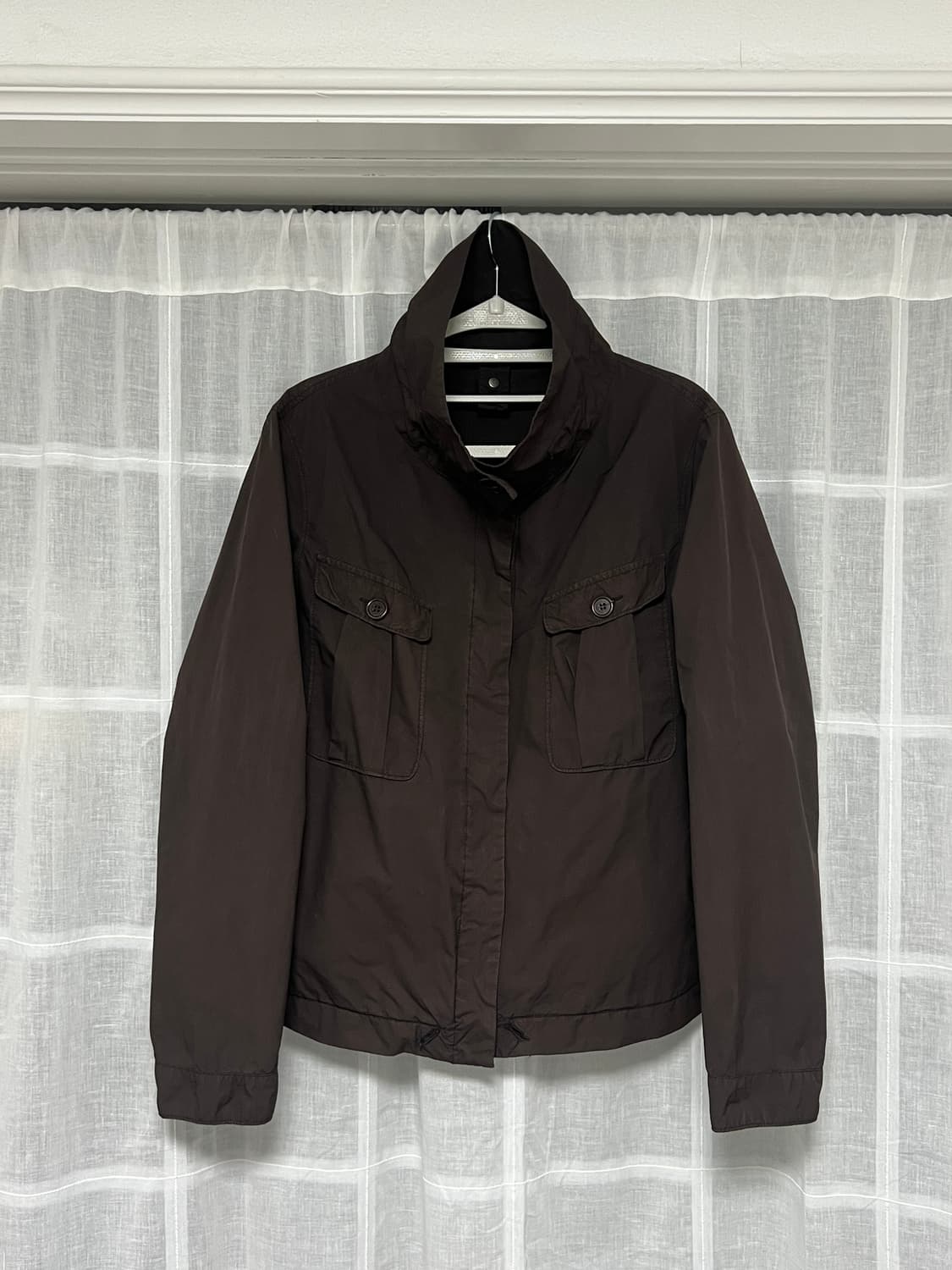 아스페시 하이넥 나일론 트러커 자켓 s 상품이미지2