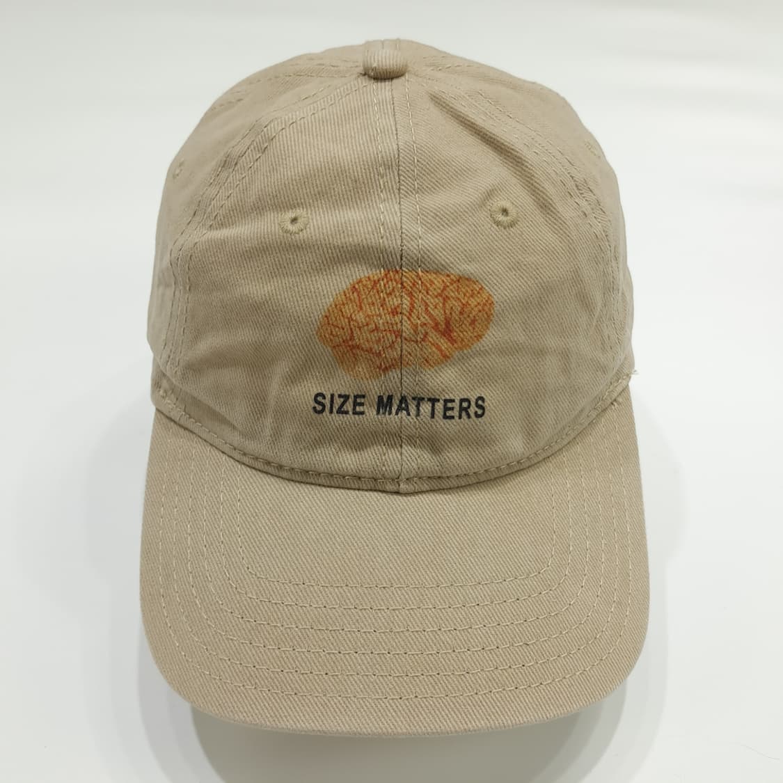 Brain Size Matter Beige 볼캡 P1305 상품이미지3