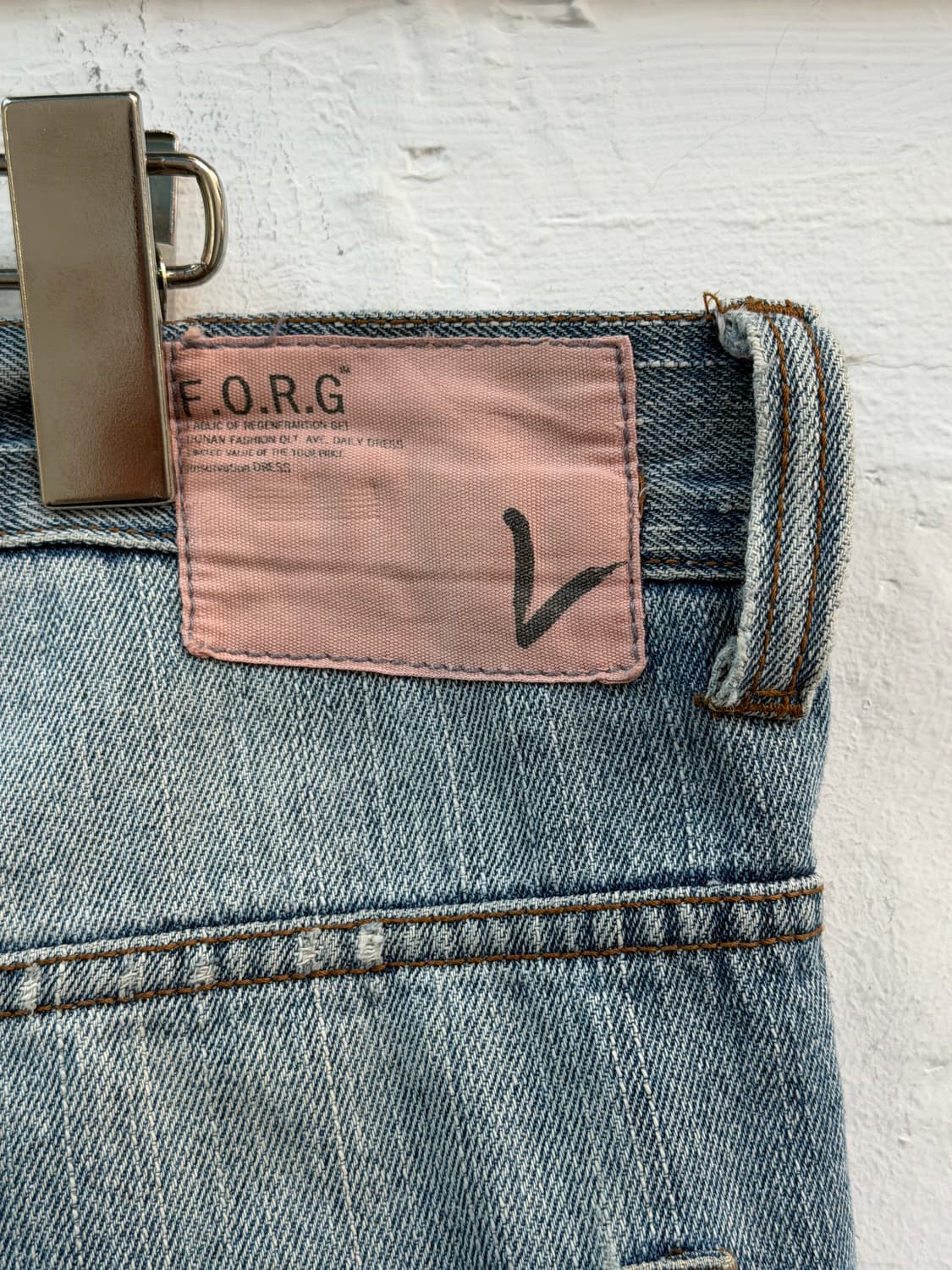 DonaN 도난 맵스트리 디스트로이드 데님 진 W38 상품이미지4