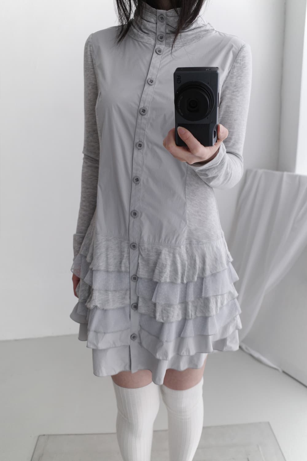 hiroko bis) dot frill one-piece  상품이미지8