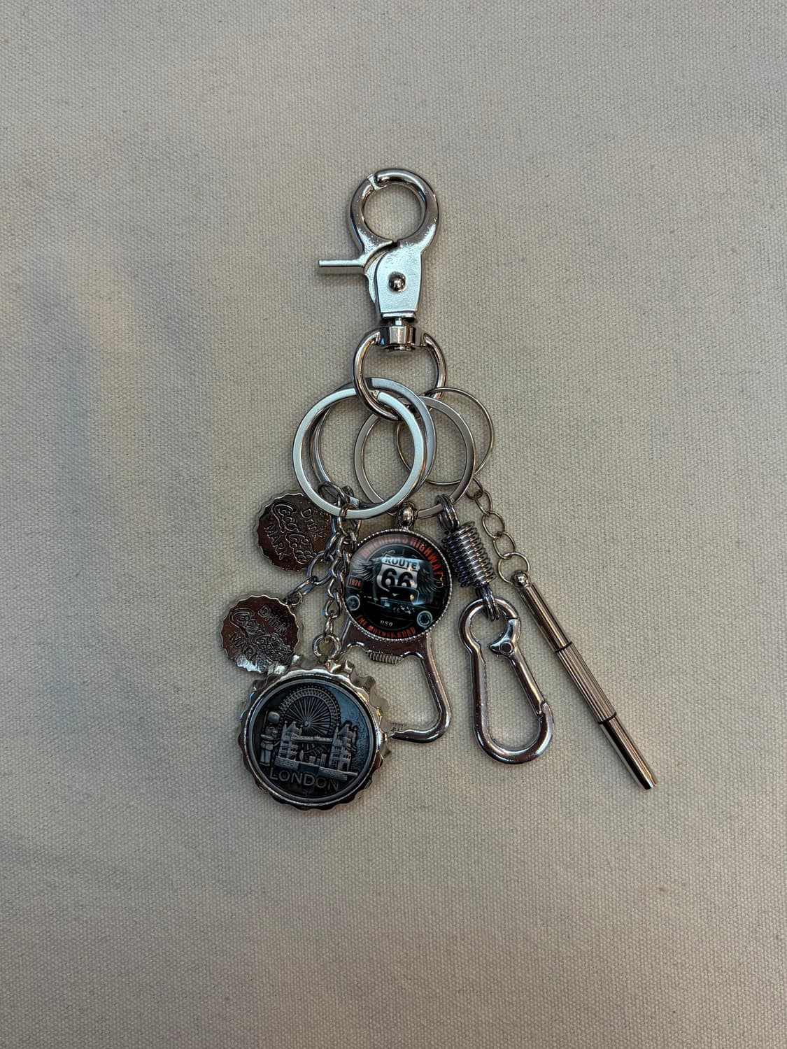 🗝 ROUTE 66 트래블 무드 키링 상품이미지1