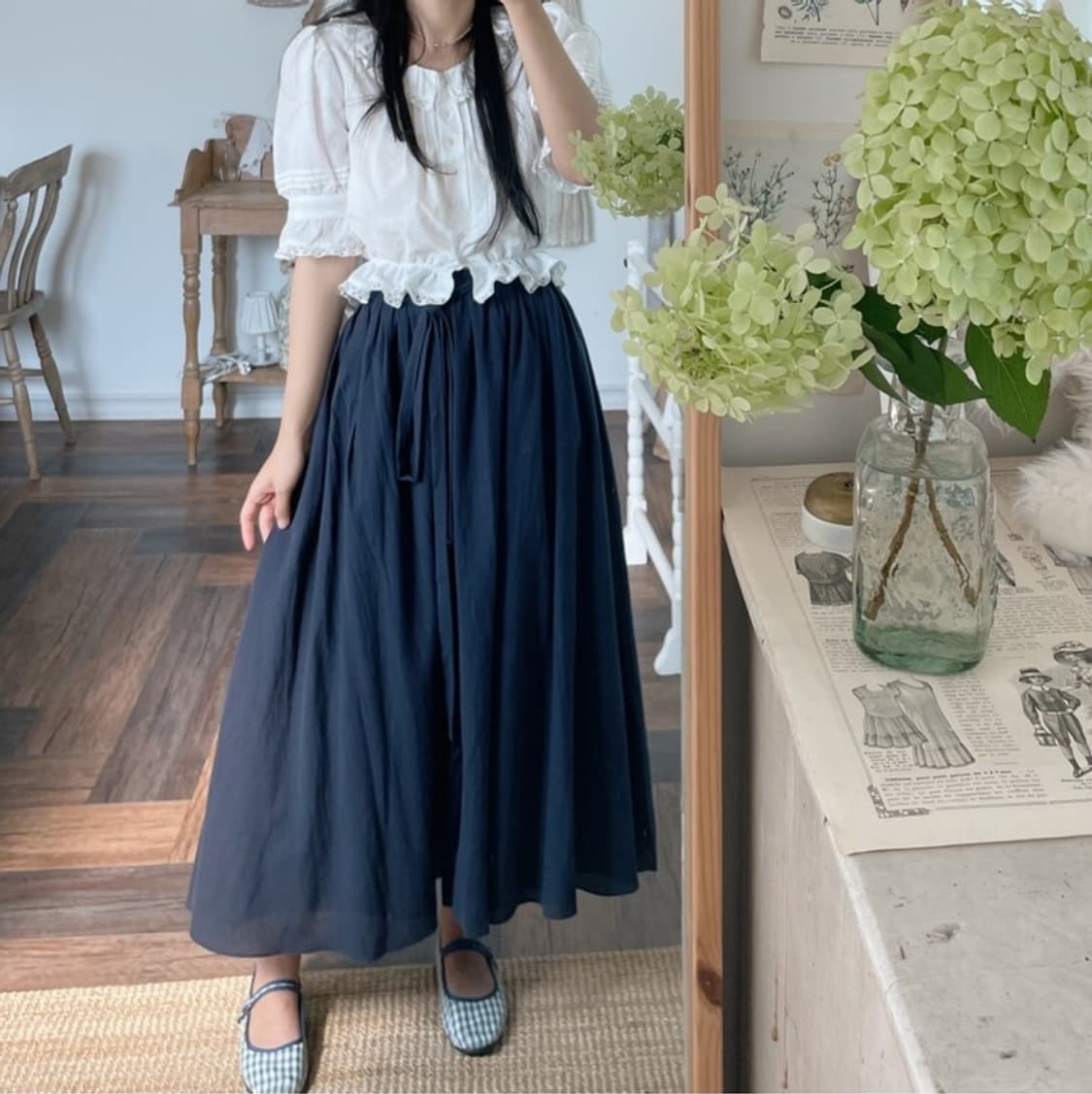 미미부티크 포레스커트 2 네이비 상품이미지4