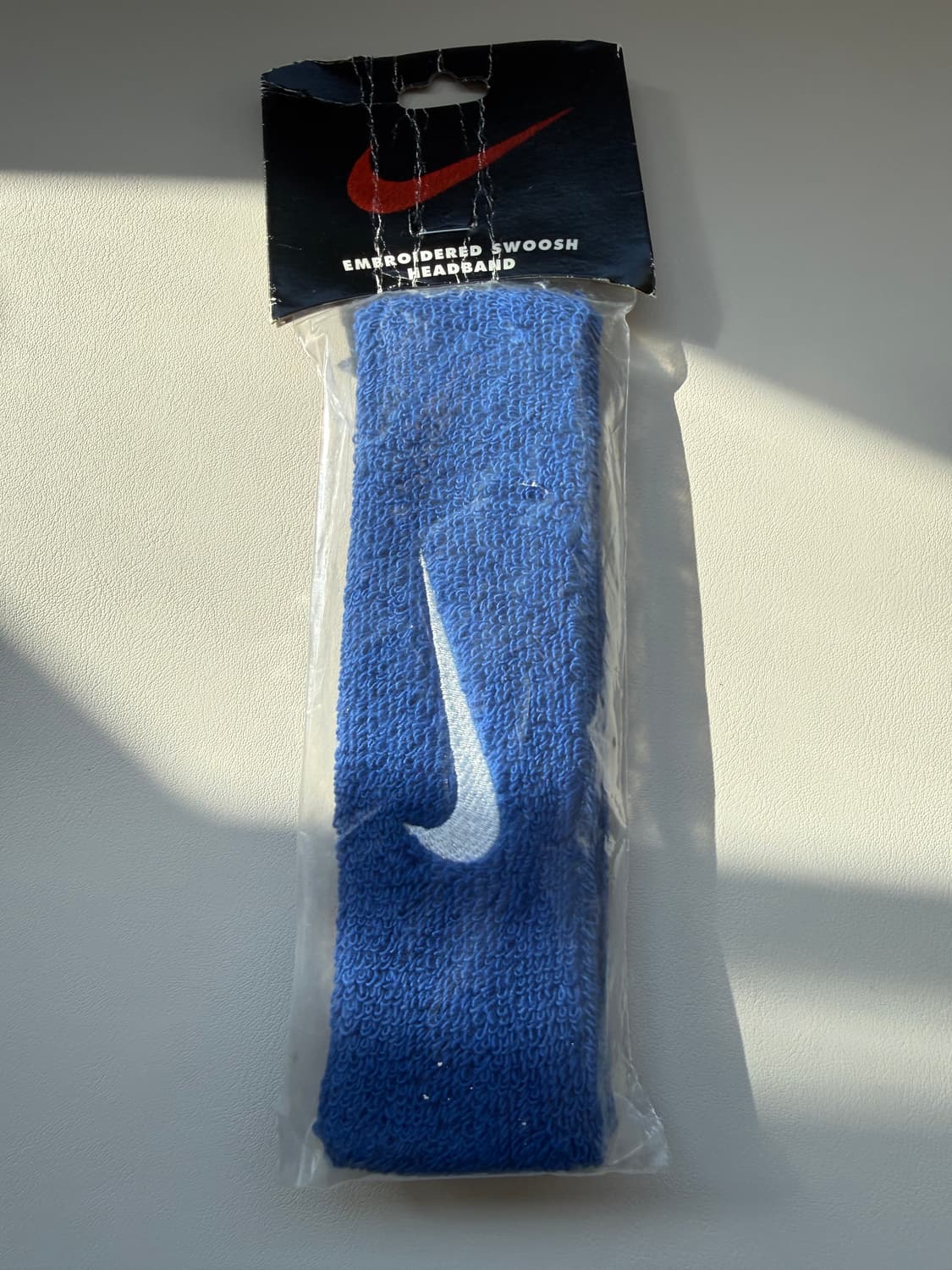 포장새상품. 나이키 스우시 헤어밴드 로열블루 운동복 헬스 유니섹스 러닝 상품이미지1