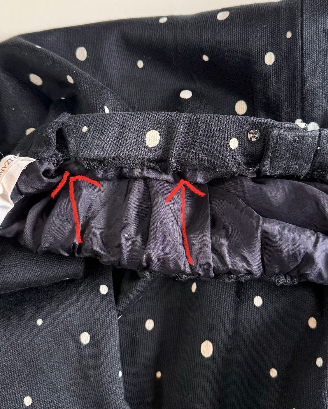 빈티지 도트 스커트 상품이미지5