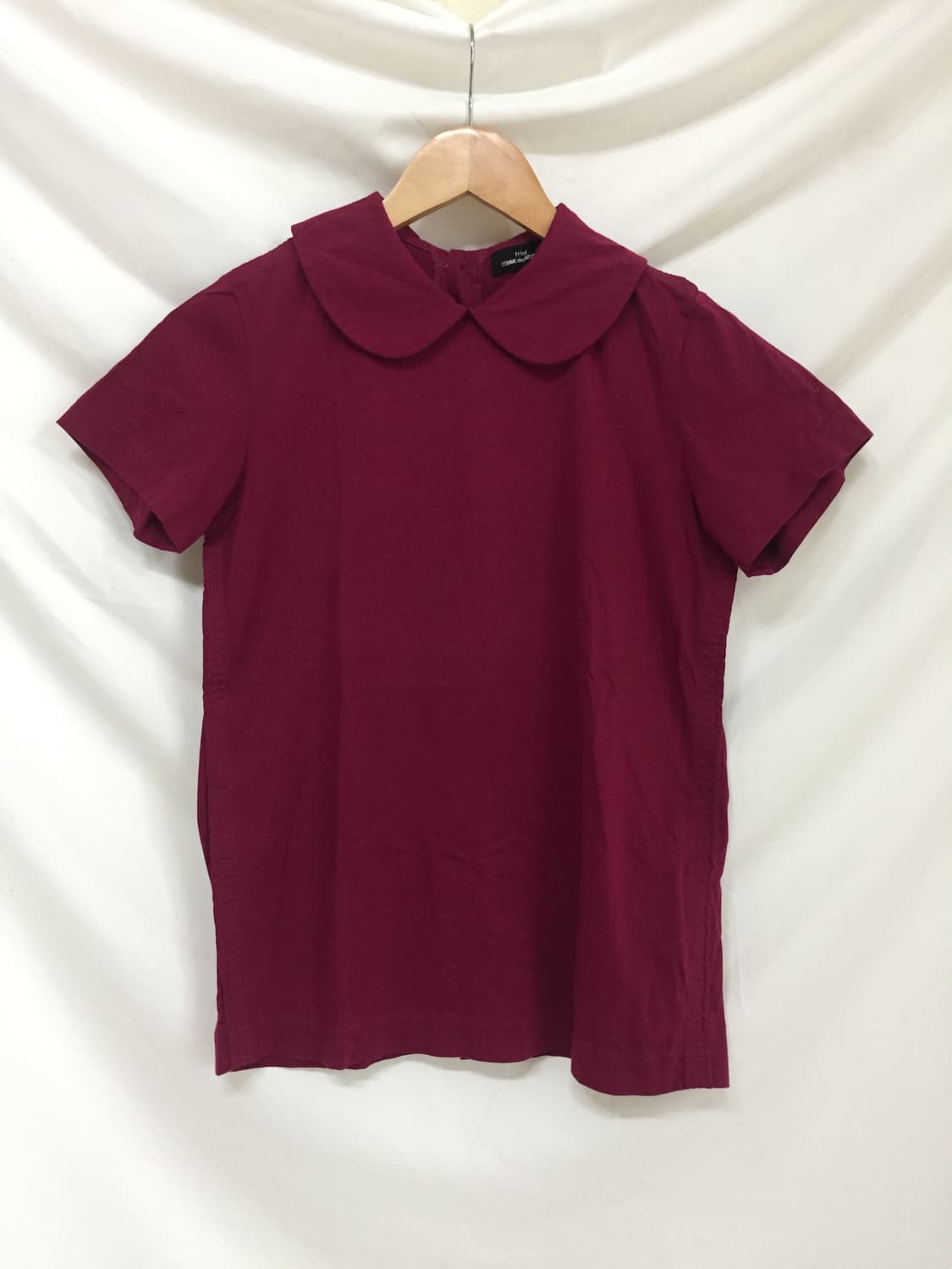 Comme des garcons tricot 피터팬 카라 반팔 블라우스 상품이미지1