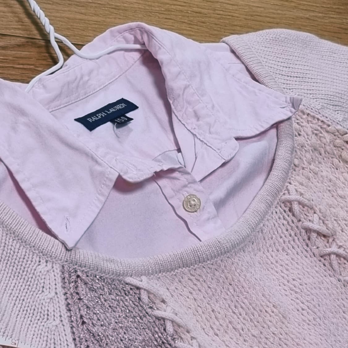 RALPH LAUREN 연핑크 셔츠 일본 빈티지 상품이미지6