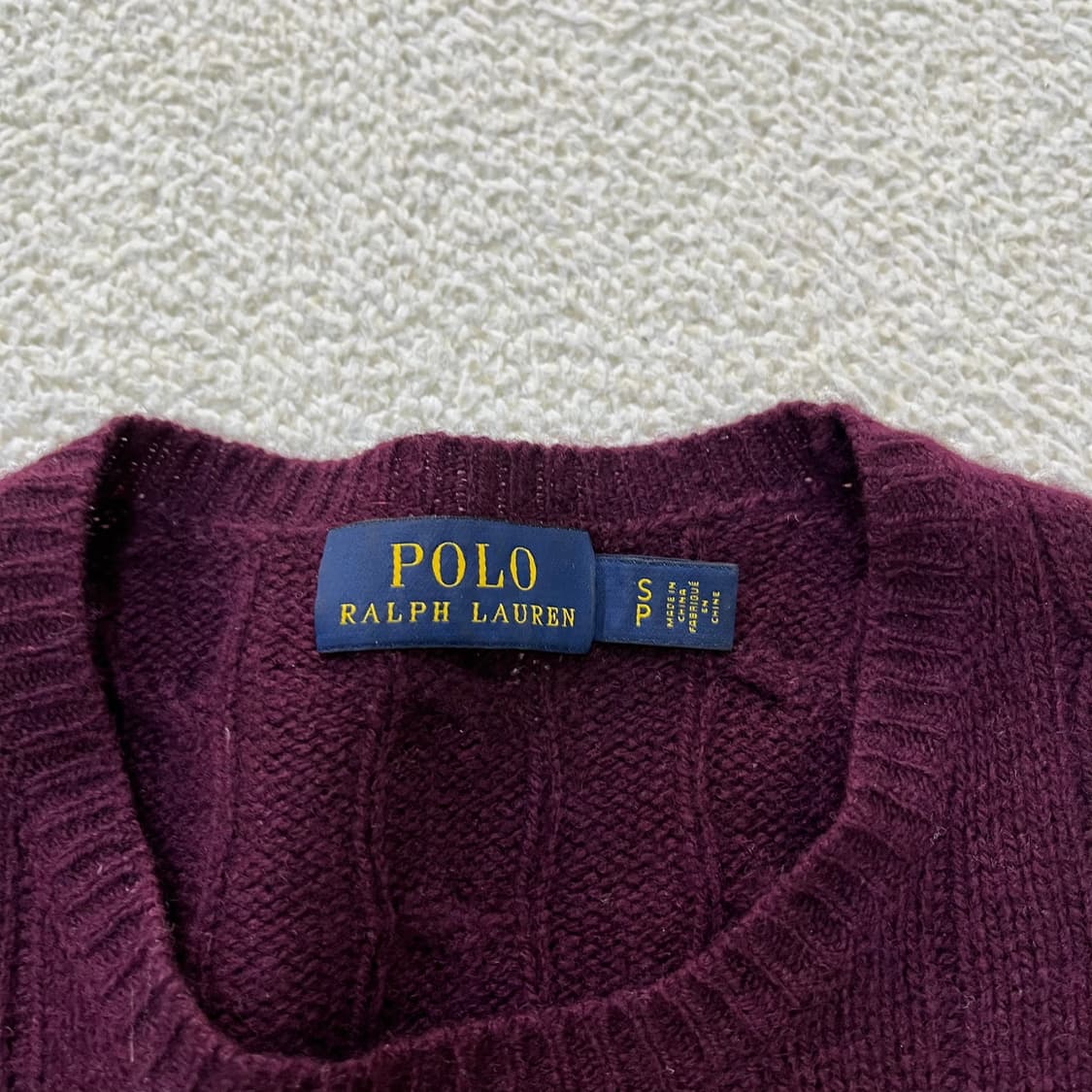 S 폴로랄프로렌 케이블 니트 0415M 상품이미지2