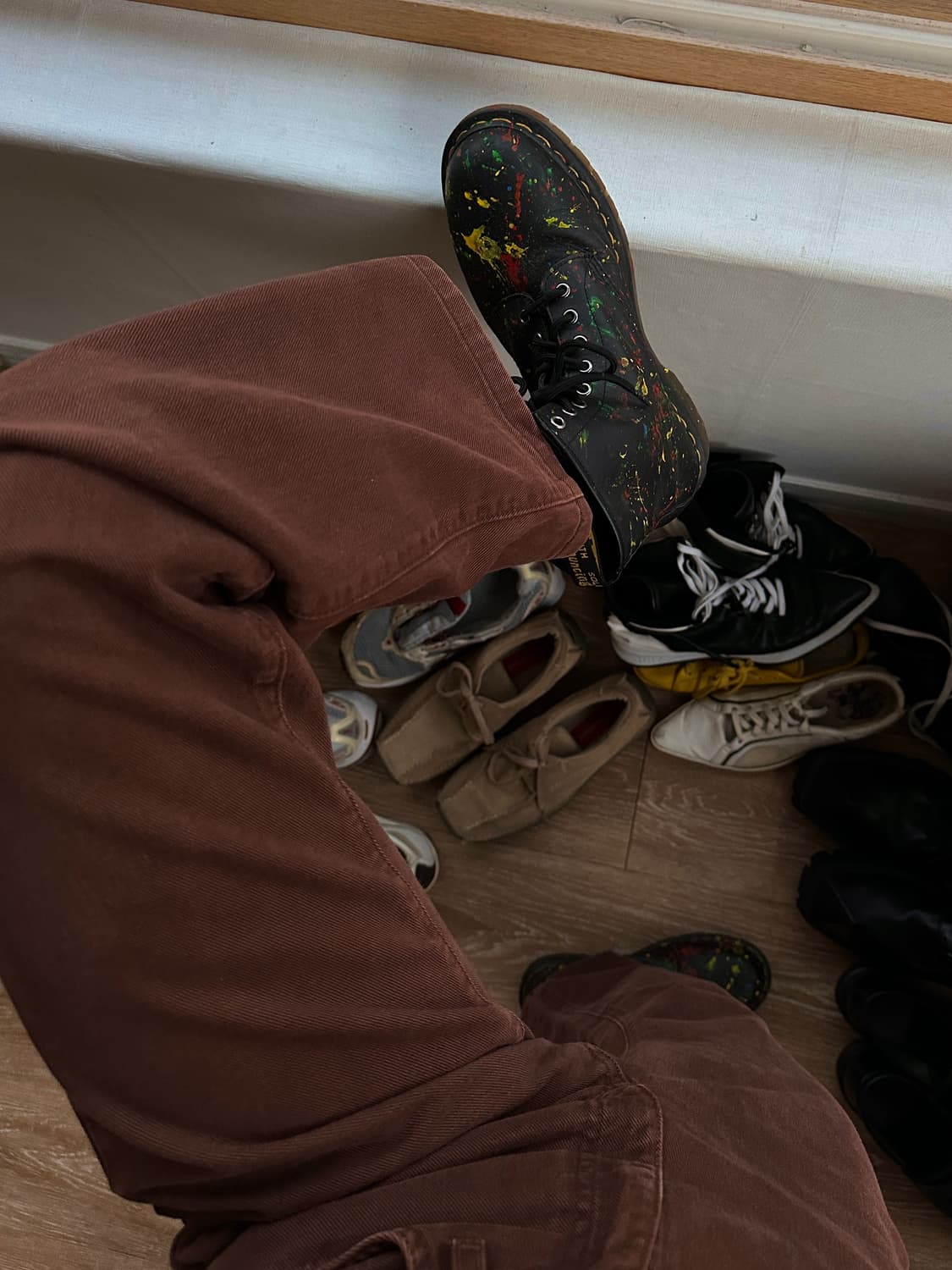 Lee Western 초코 브라운 플레어 진 상품이미지2