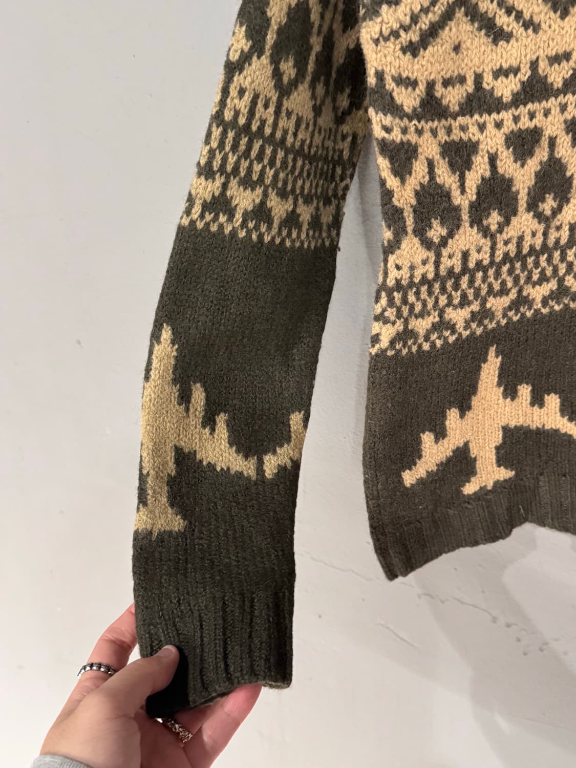 요지 야마모토 AAR 노르딕 니트  상품이미지6