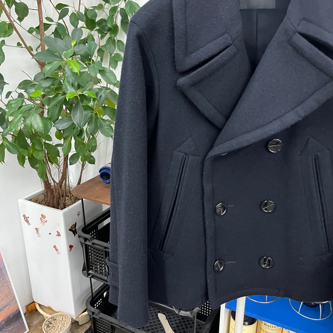 주카 우먼 울 피코트 L 상품이미지3