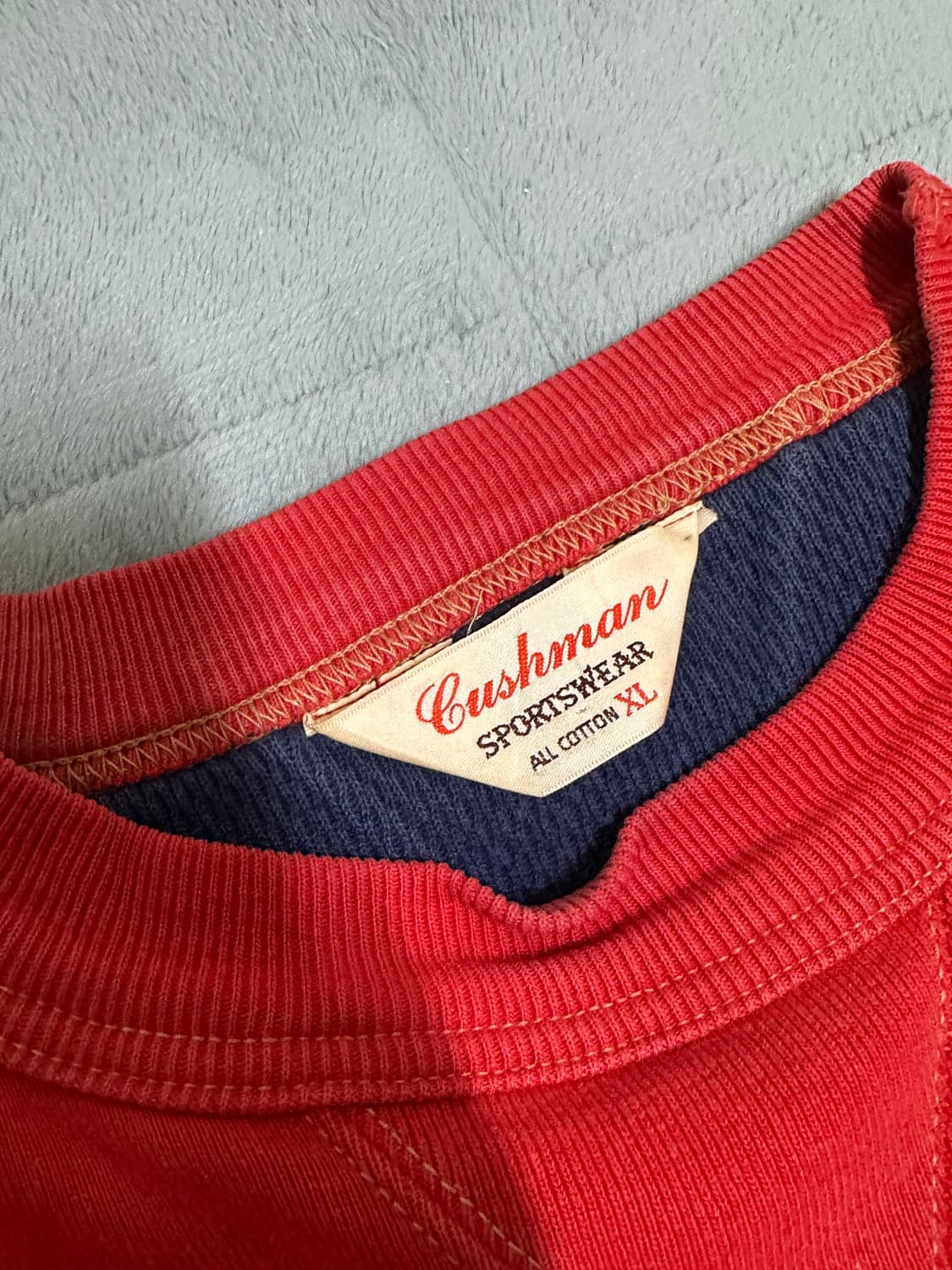 쿠쉬맨 스웻셔츠 레드 XL 상품이미지2