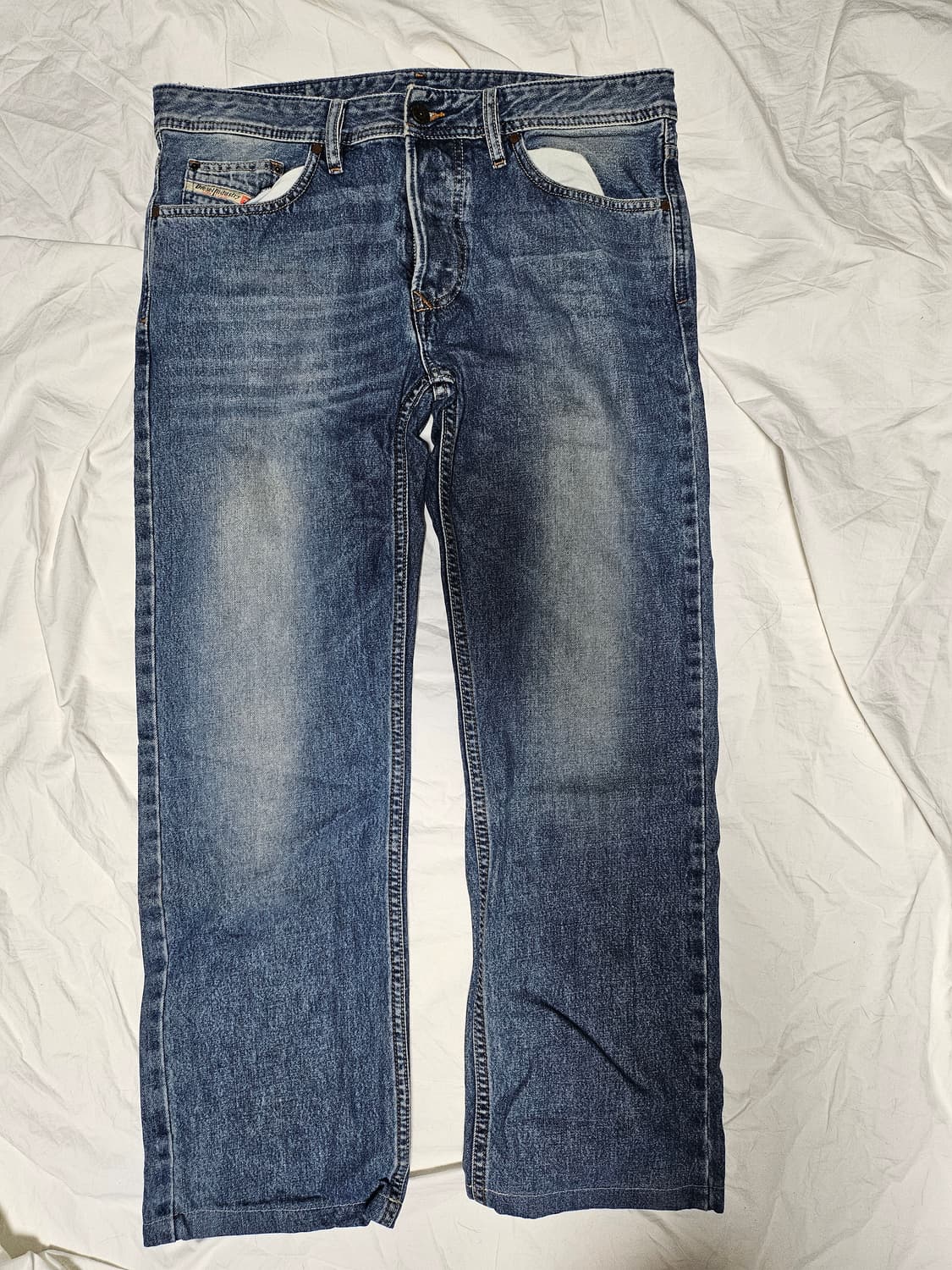 디젤 워싱 스트레이트 진 데님팬츠 33 상품이미지1