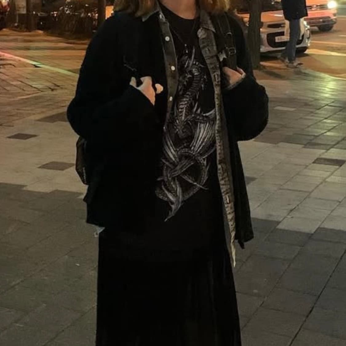 빈티지 롱슬리브 + 흑청 남방 상품이미지3