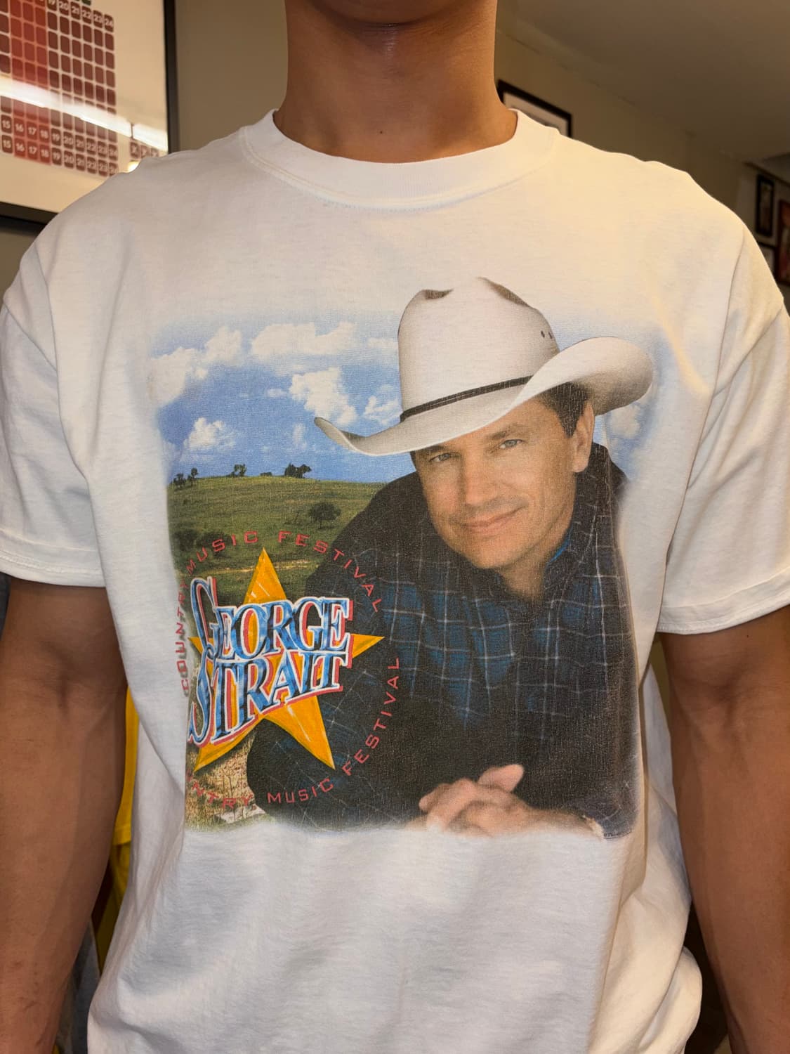 90‘s George Strait country music T-shirt 상품이미지4