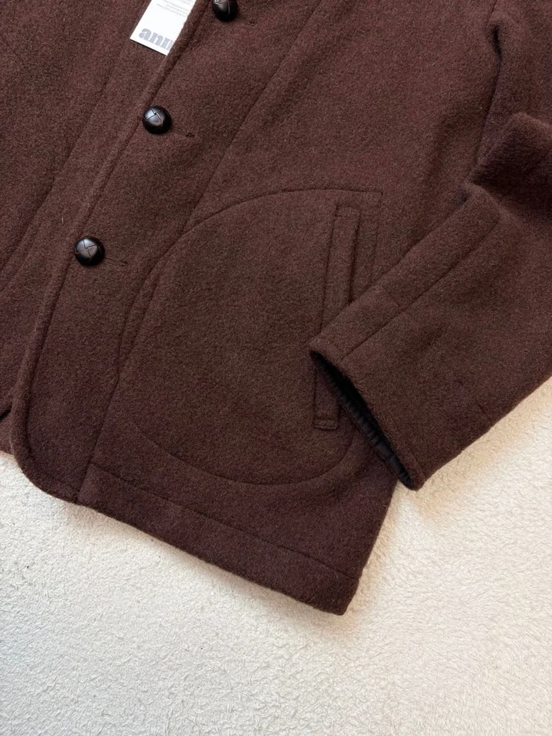 단톤 Danton 울 파일 라운드 칼라 자켓 PN6426 상품이미지6