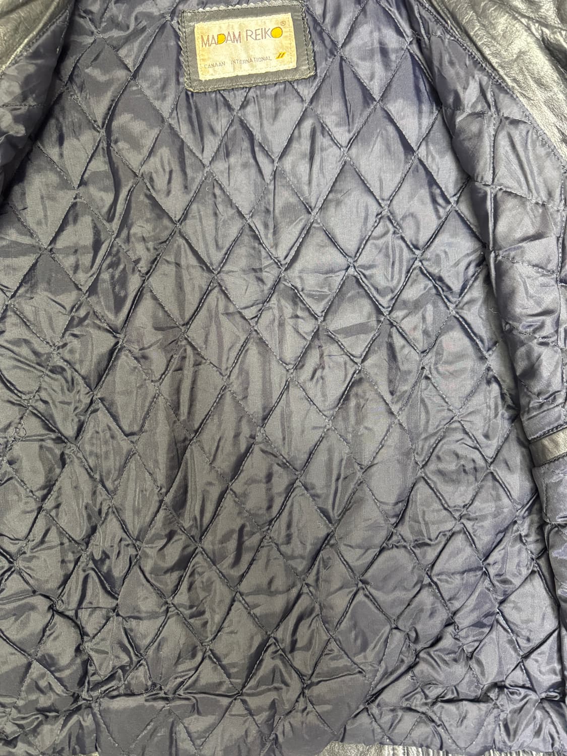 빈티지 레더 블루종 소가죽 자켓 M 상품이미지6