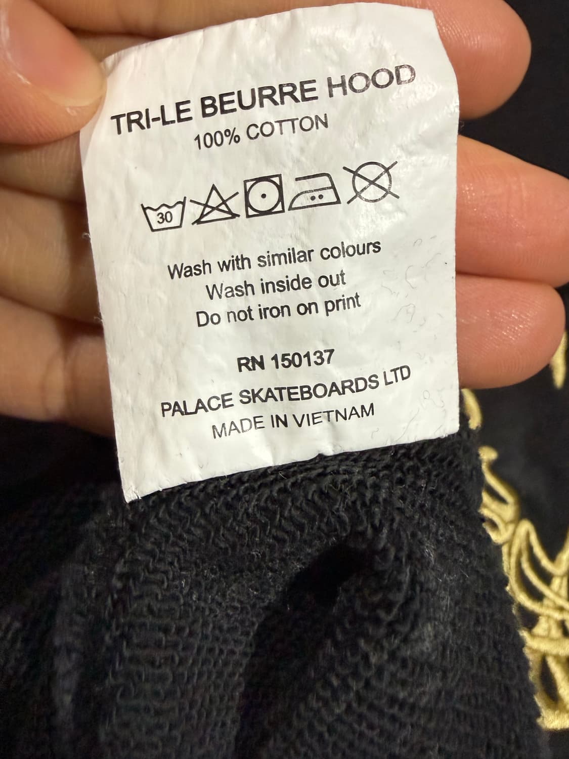 Palace 팔라스 트라이르 뵈르 후드티 상품이미지5