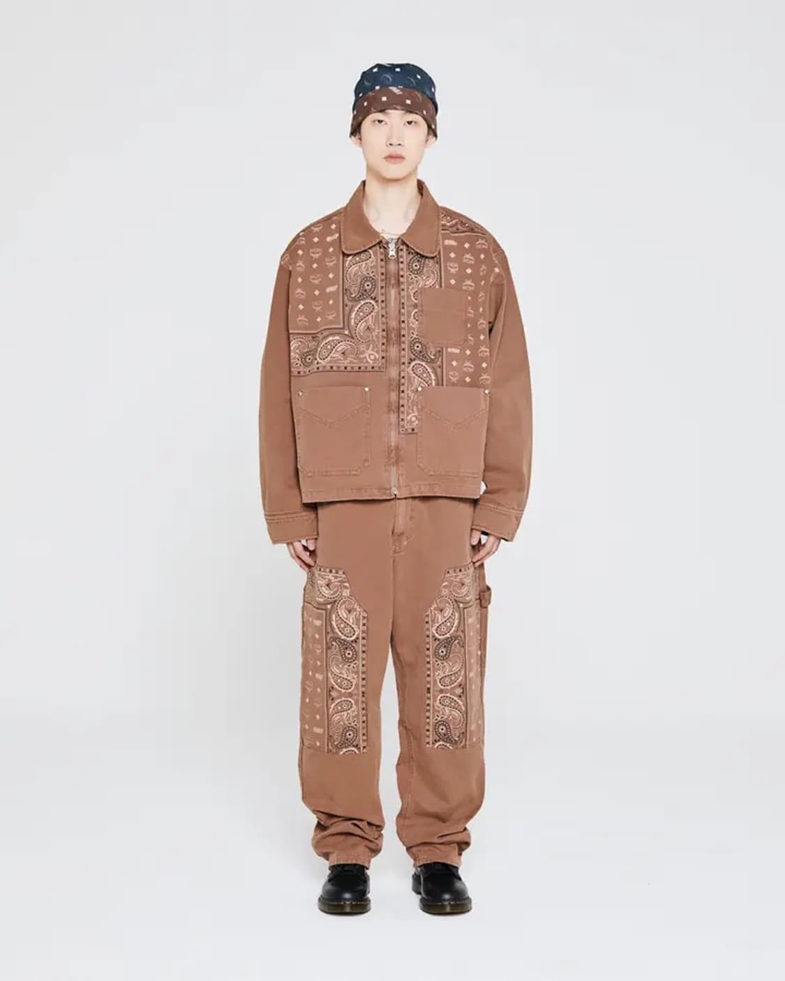MCM X KASINA COTTON OXFORD WORK JACKET L 상품이미지3