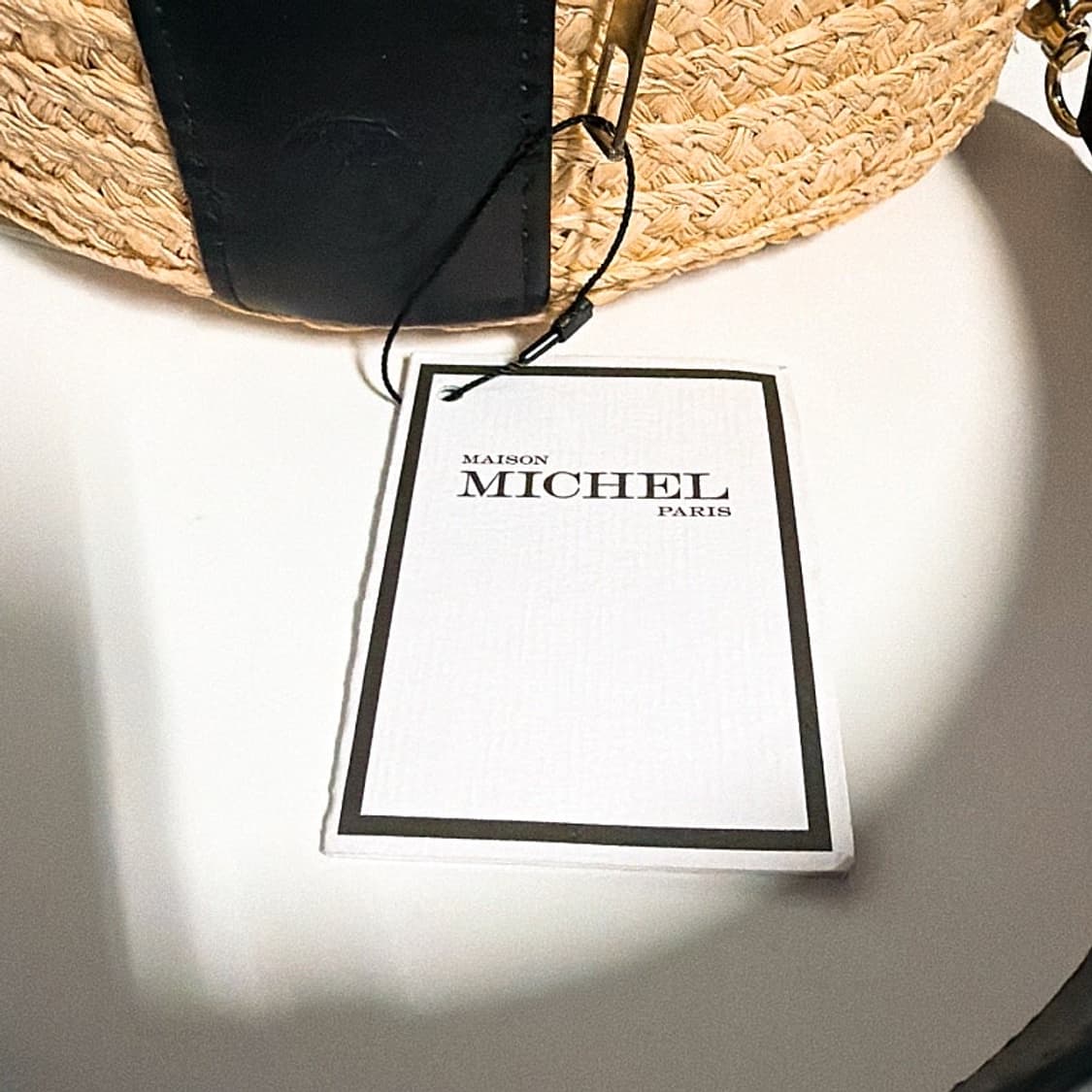 (정품/새상품) 메종 미쉘 여성 내추럴 라피아 숄더백 상품이미지2