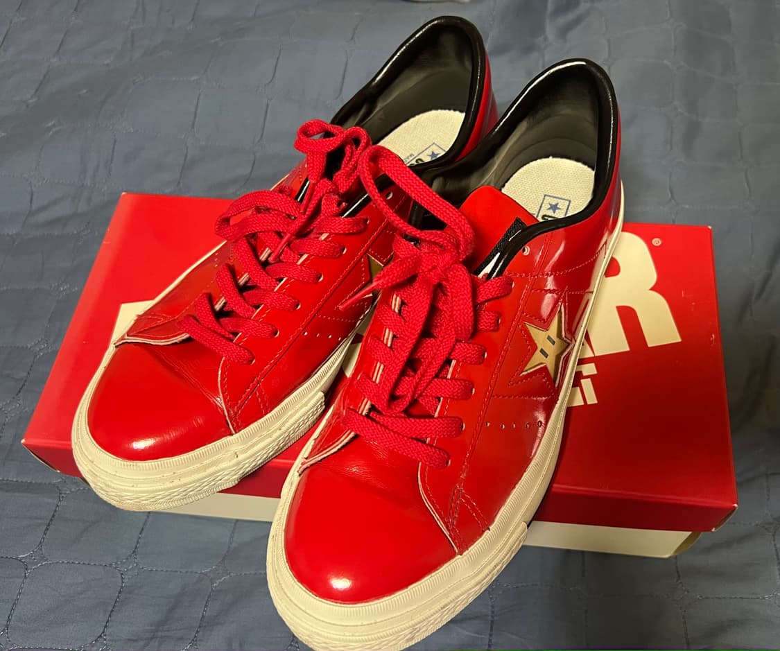 컨버스 원스타 레더 레드 265 상품이미지1