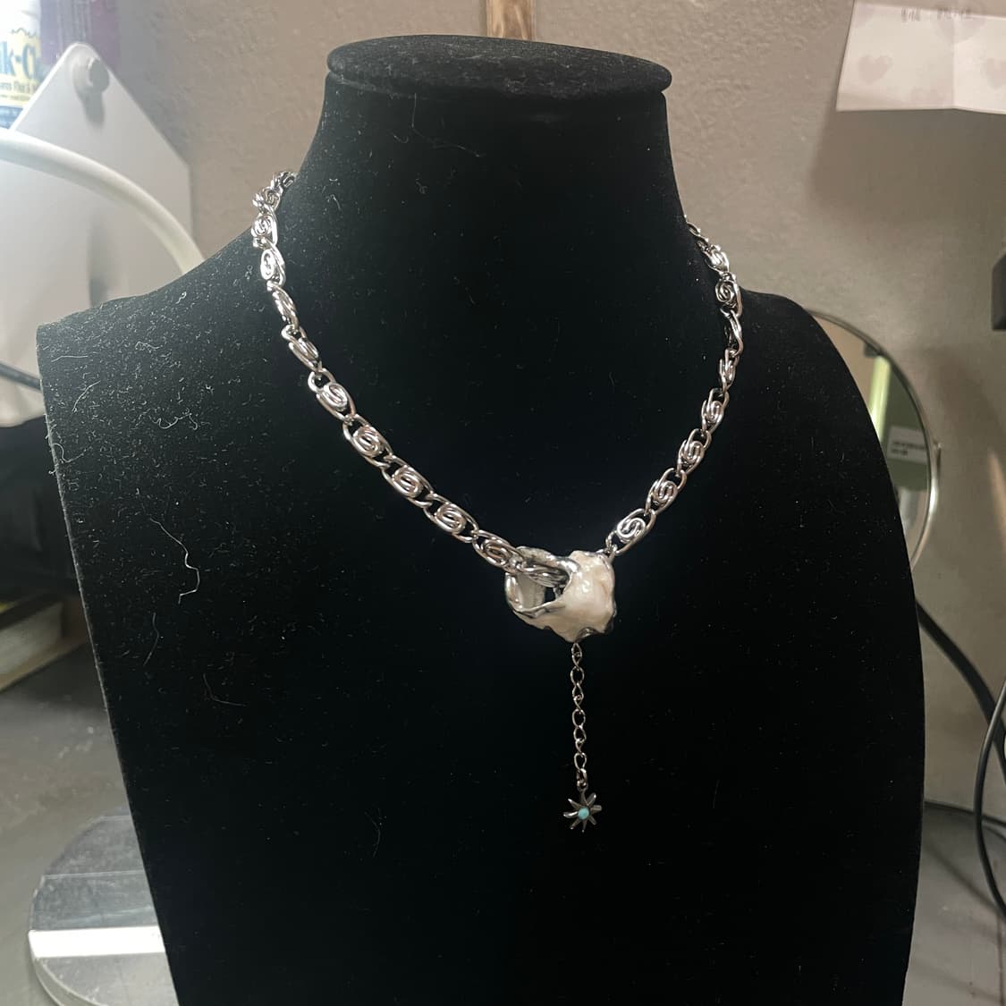 베키 어비스 스톤 드롭 목걸이 상품이미지3