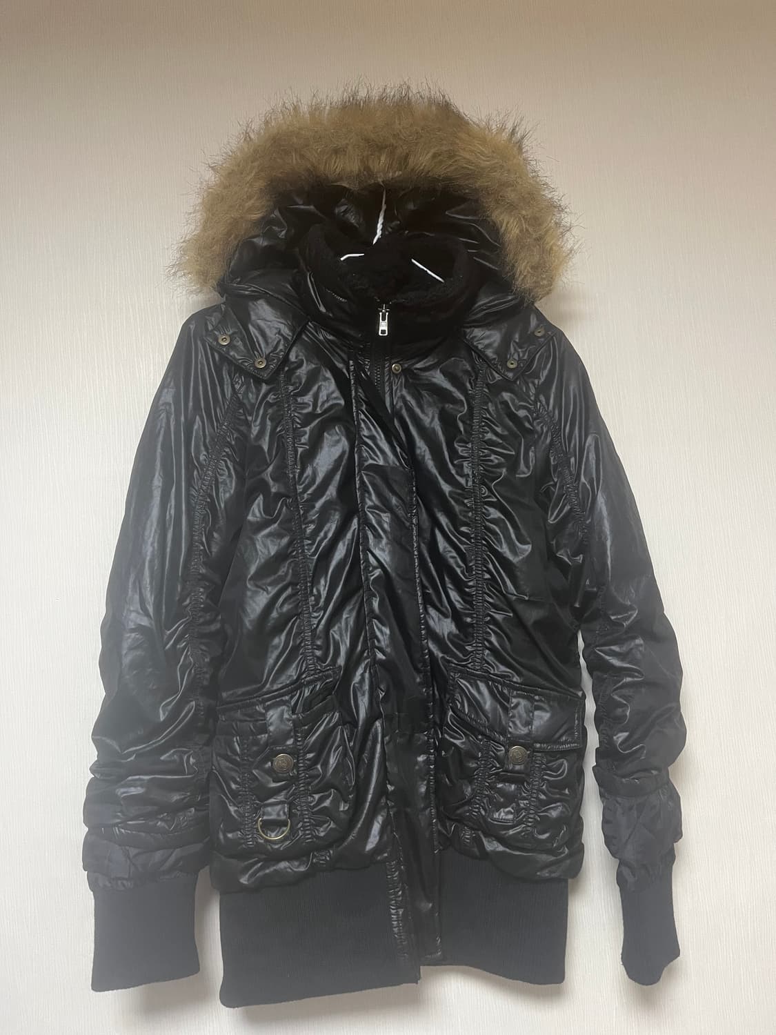 본더치 오피움 브이케이 갸루 셔링패딩 상품이미지1