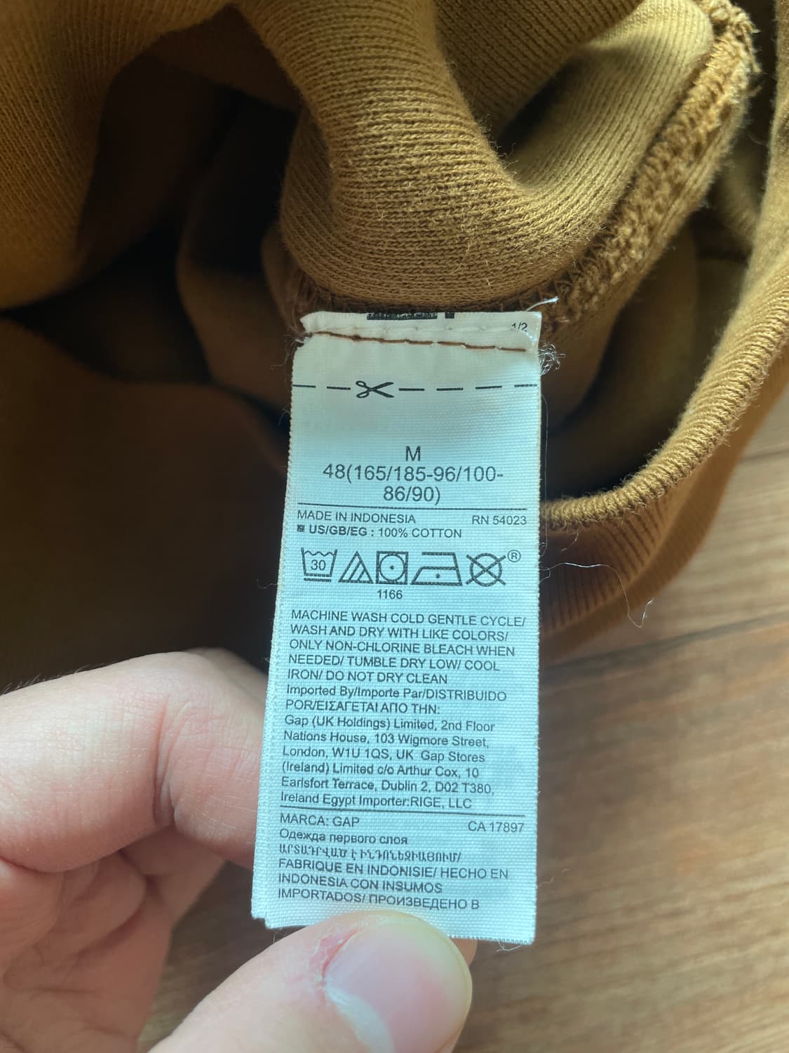 이지갭 퍼펙트 후드 라이트 브라운 상품이미지3