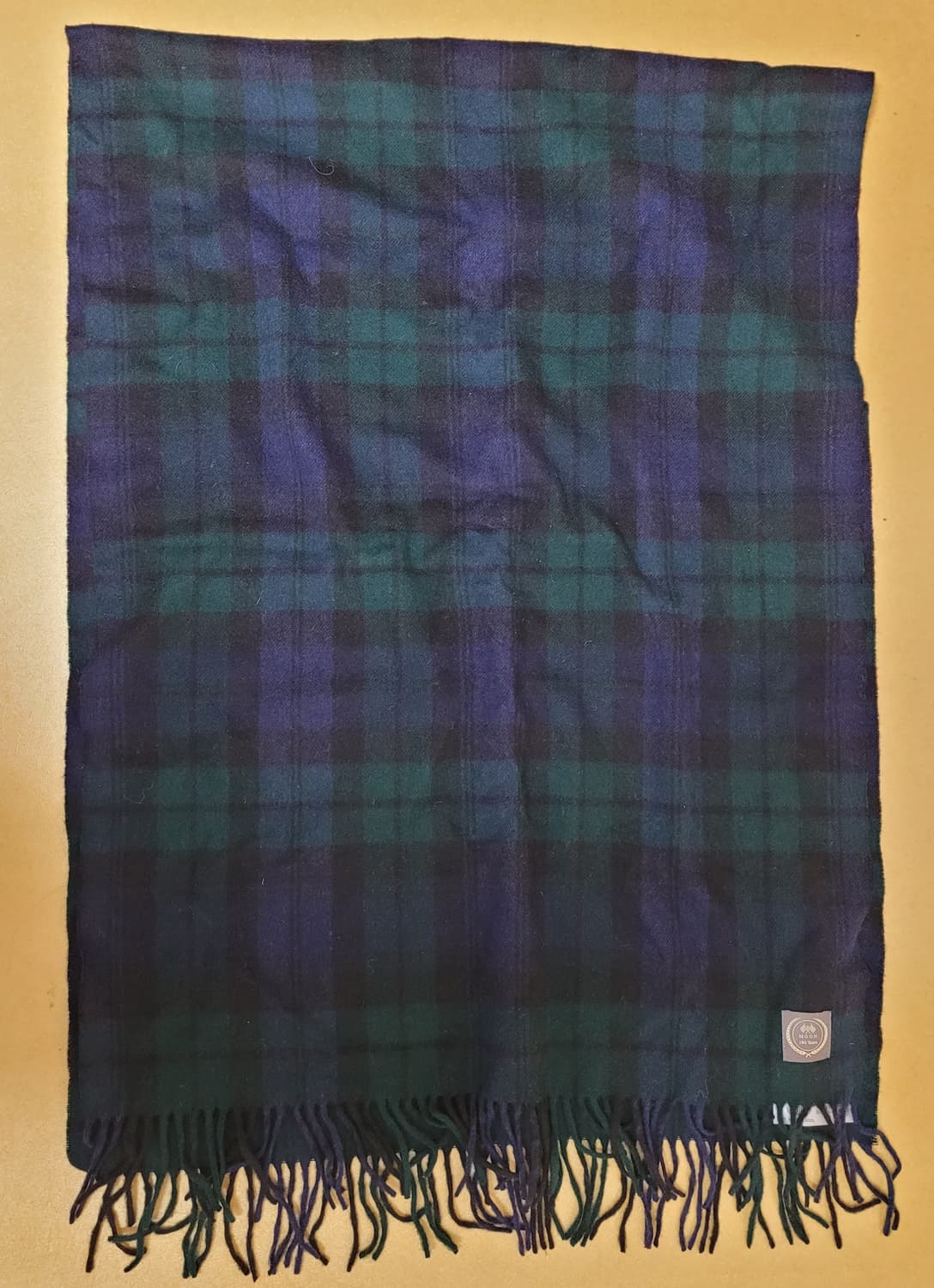 메리노 울 체크 목도리 스카프 상품이미지2