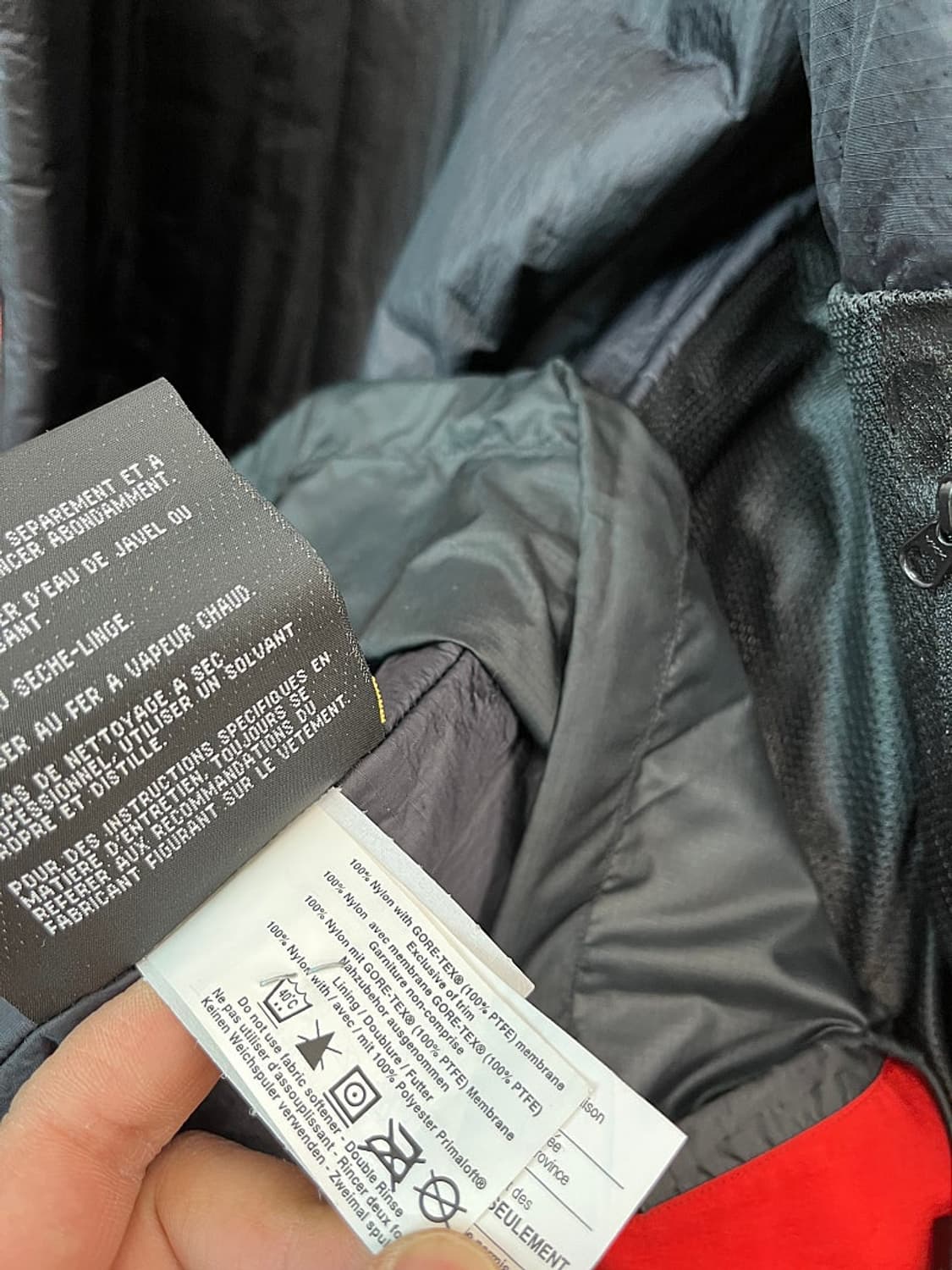 여) 아크테릭스 피션 AR 고어자켓  상품이미지10