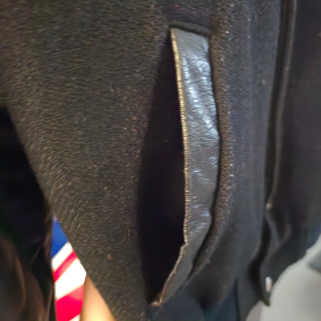 모터메카닉 레더 자켓 바시티 블랙 90s 빈티지 상품이미지8