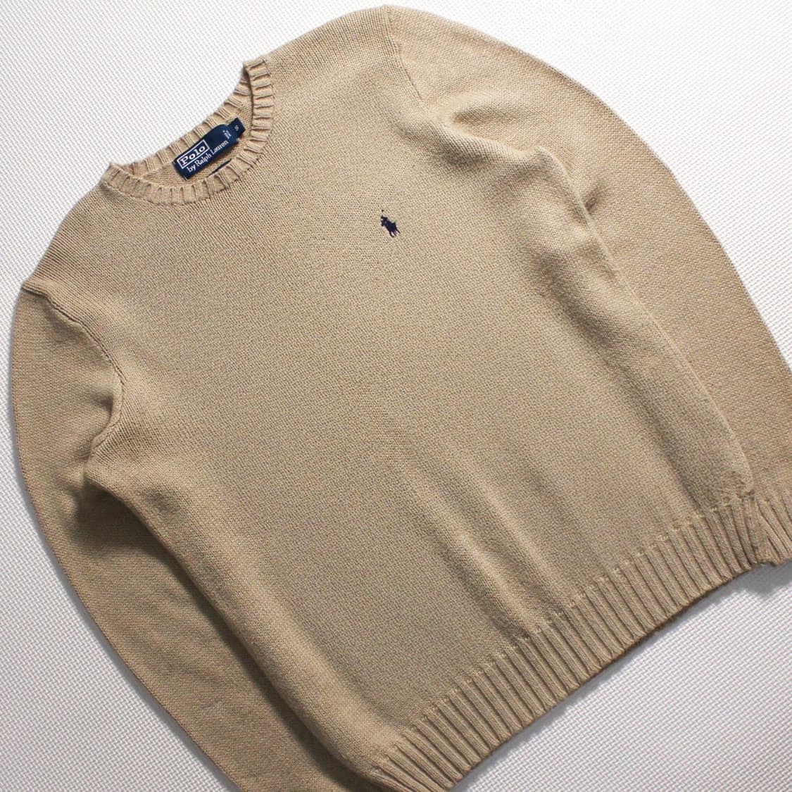 Polo 폴로 랄프로렌 베이지 라운드 니트 상품이미지2