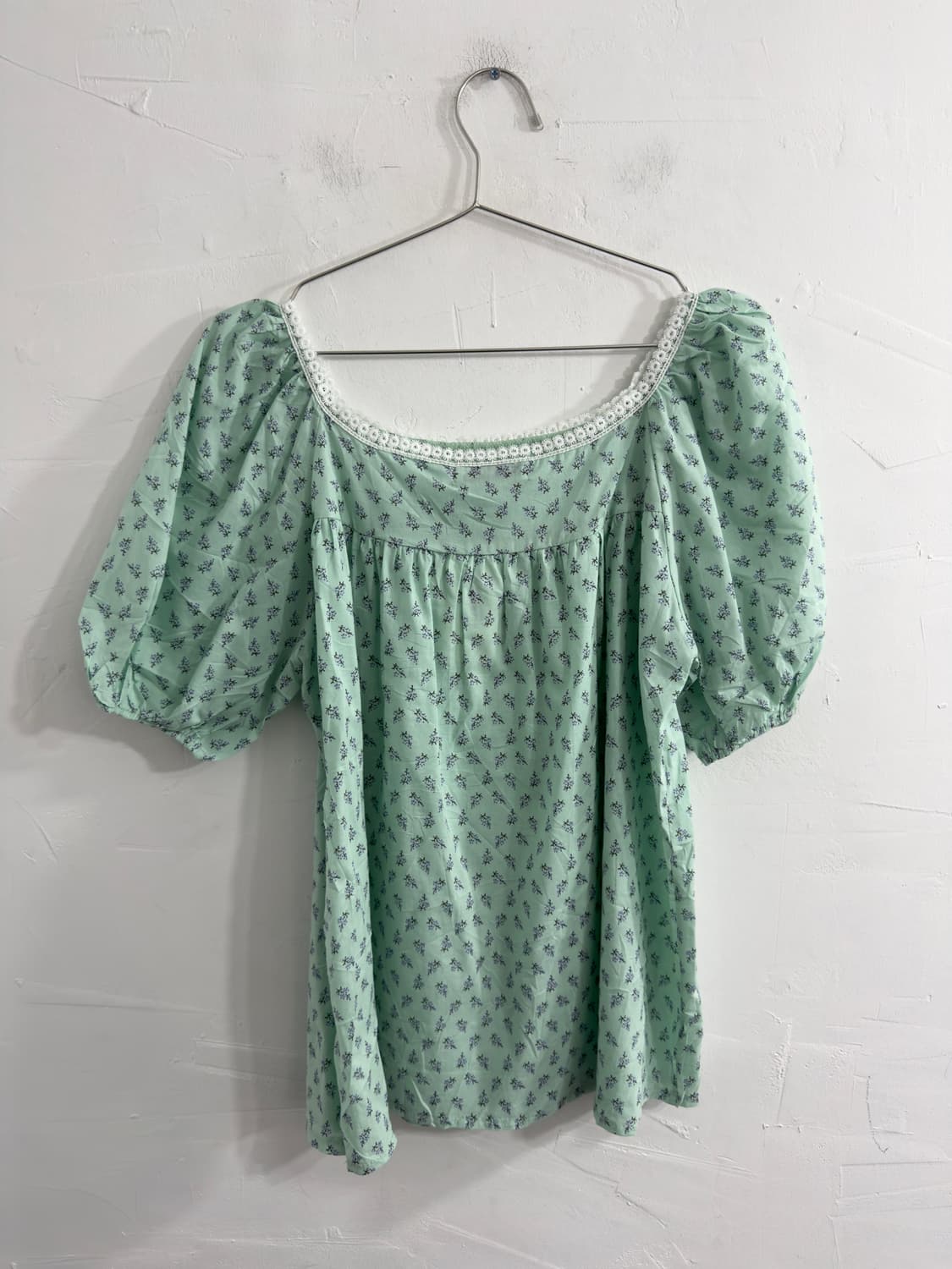 girly doll mint mori blouse 상품이미지2