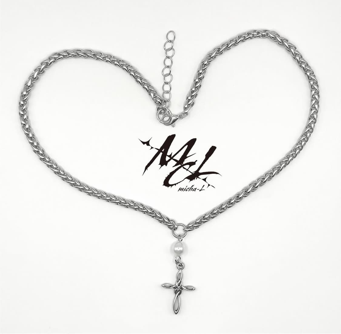 modern cross necklace 상품이미지1