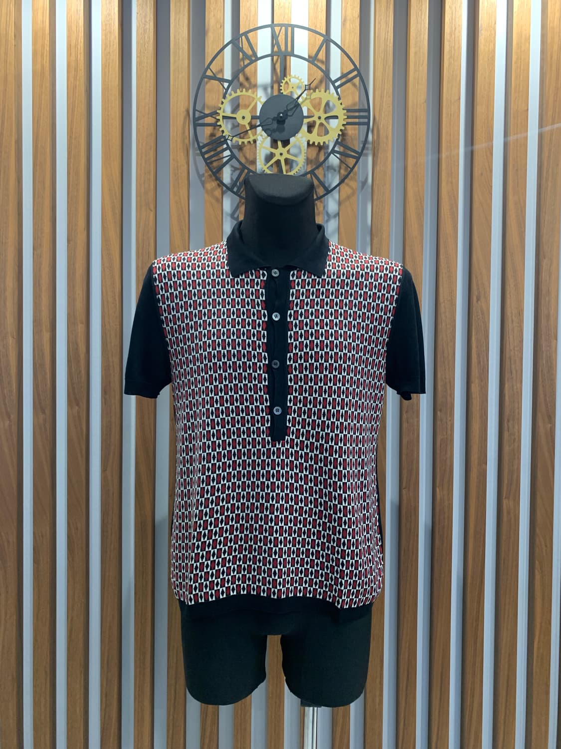 GUCCI 구찌 폴로셔츠(실크)M 사이즈 상품이미지1