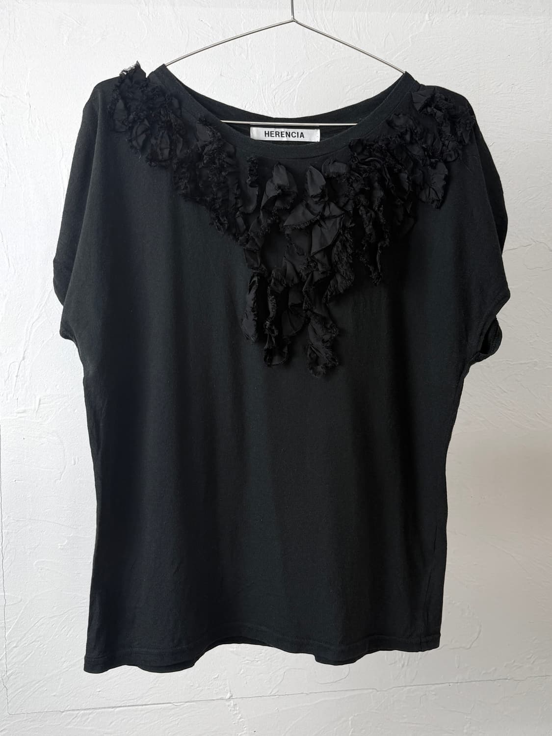 Herencia 러플 반팔 티셔츠 상품이미지2