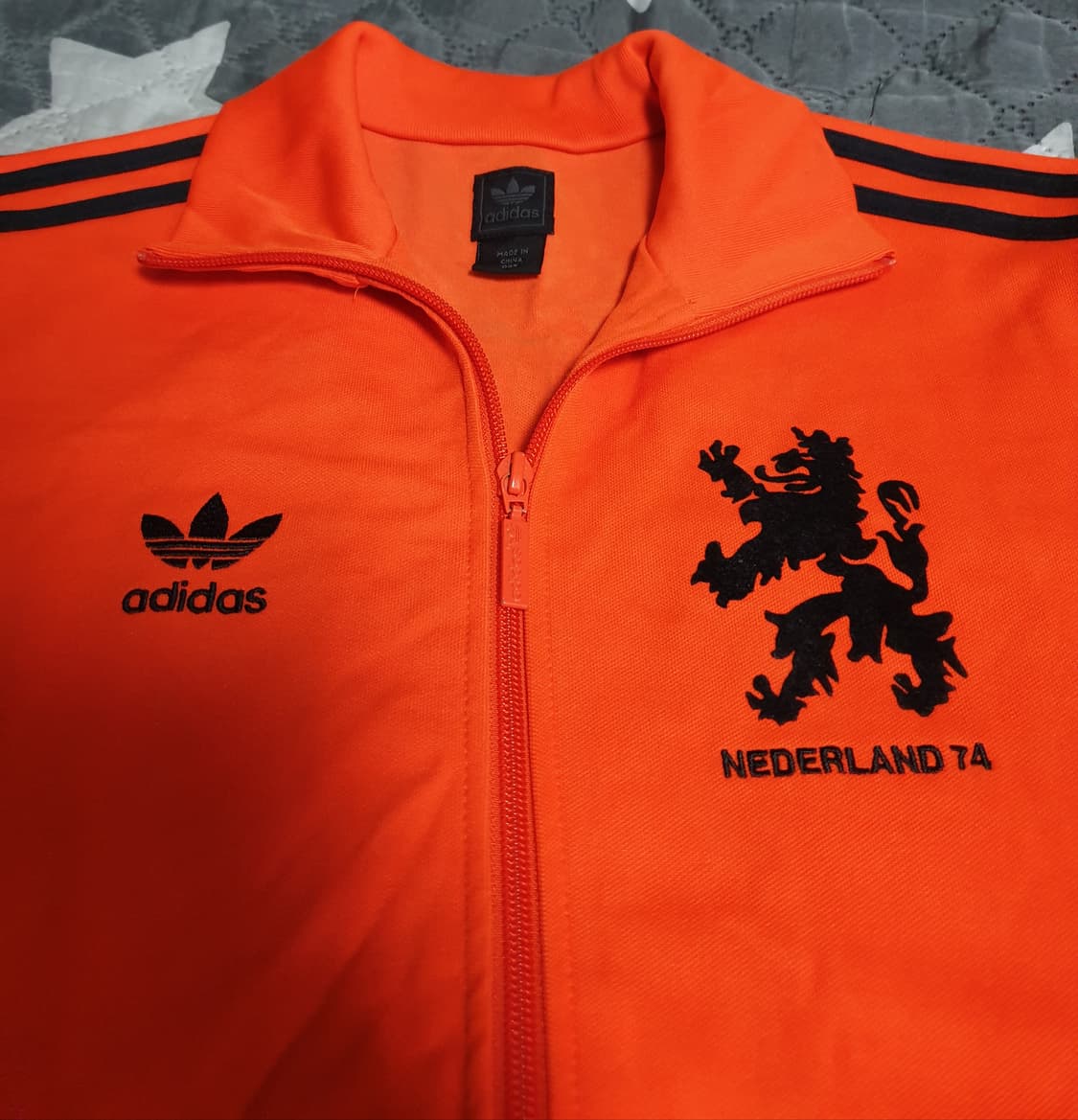 (블랙로고) 아디다스 00s 네덜란드 국대 사커 트랙탑 집업자켓 (M) 상품이미지2