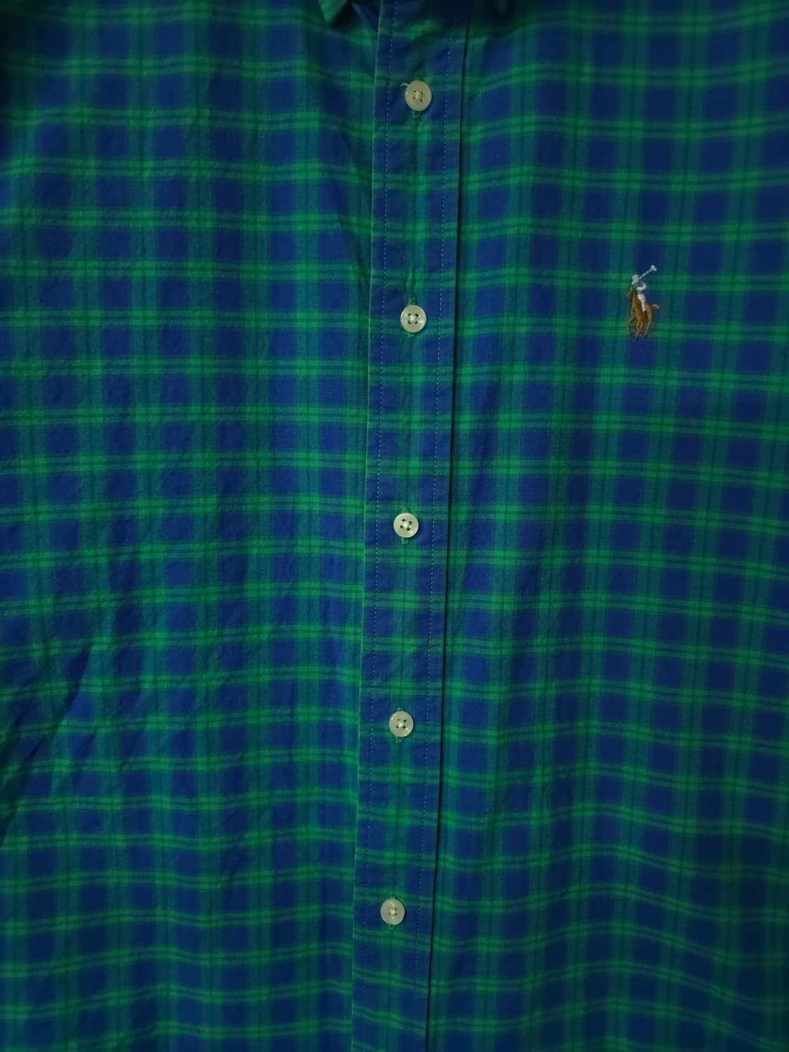 폴로 랄프로렌 체크 남방 M 상품이미지5