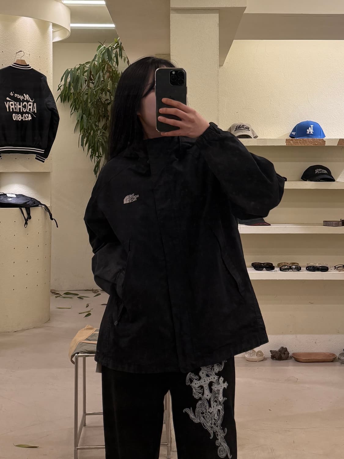 노스페이스 후드 바람막이 자켓 U512 상품이미지1