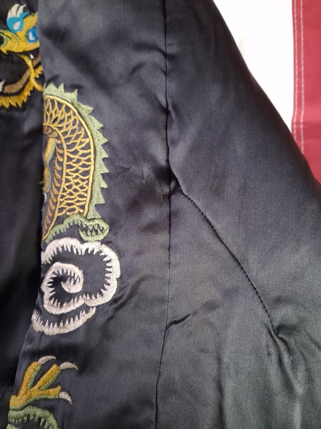 오리지날 90's 일본판 도그파이터 베트남전 리버서블 스카잔 상품이미지7