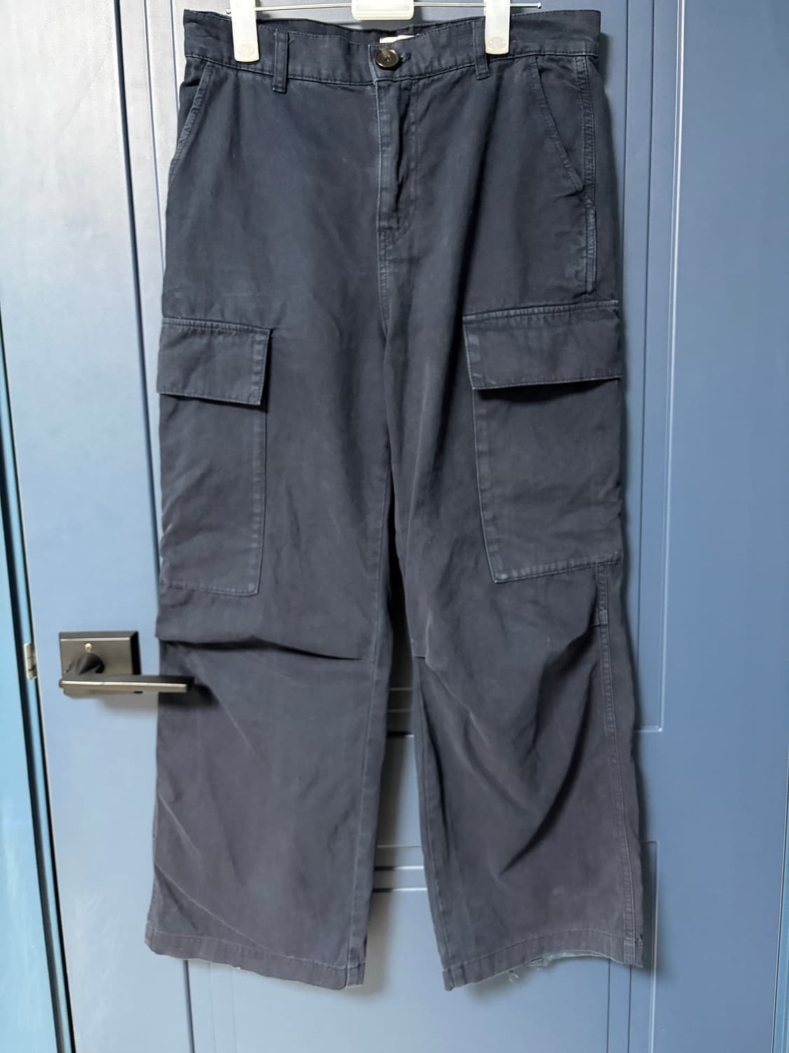 자라 zara 네이비 카고 팬츠 인사일런스우먼 상품이미지1