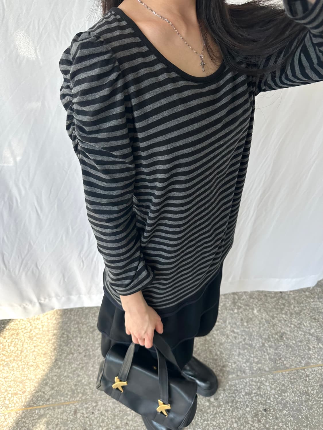 ⊹ Theoria Stripe Tee 상품이미지4