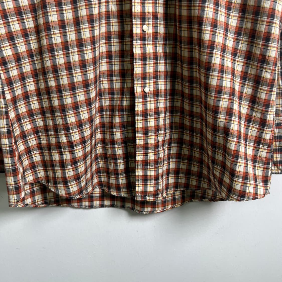 리바이스 빈티지 체크 웨스턴 셔츠 XL 상품이미지5