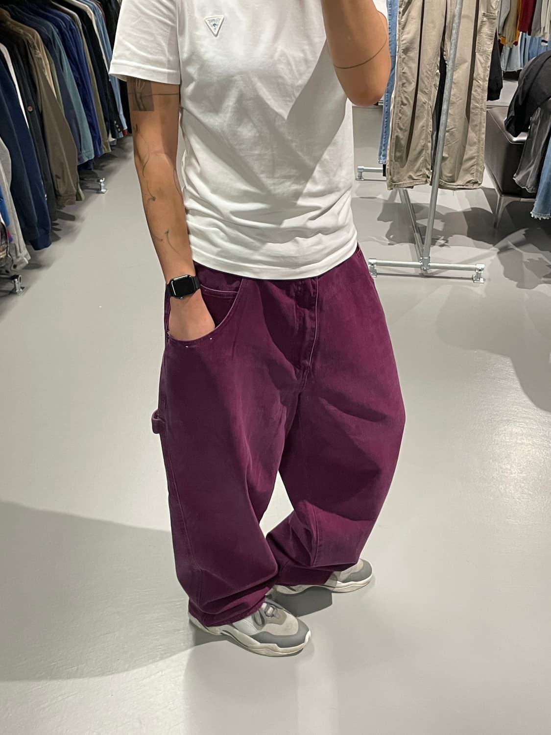 빈티지 힙합 카펜더 벌룬 팬츠   상품이미지4