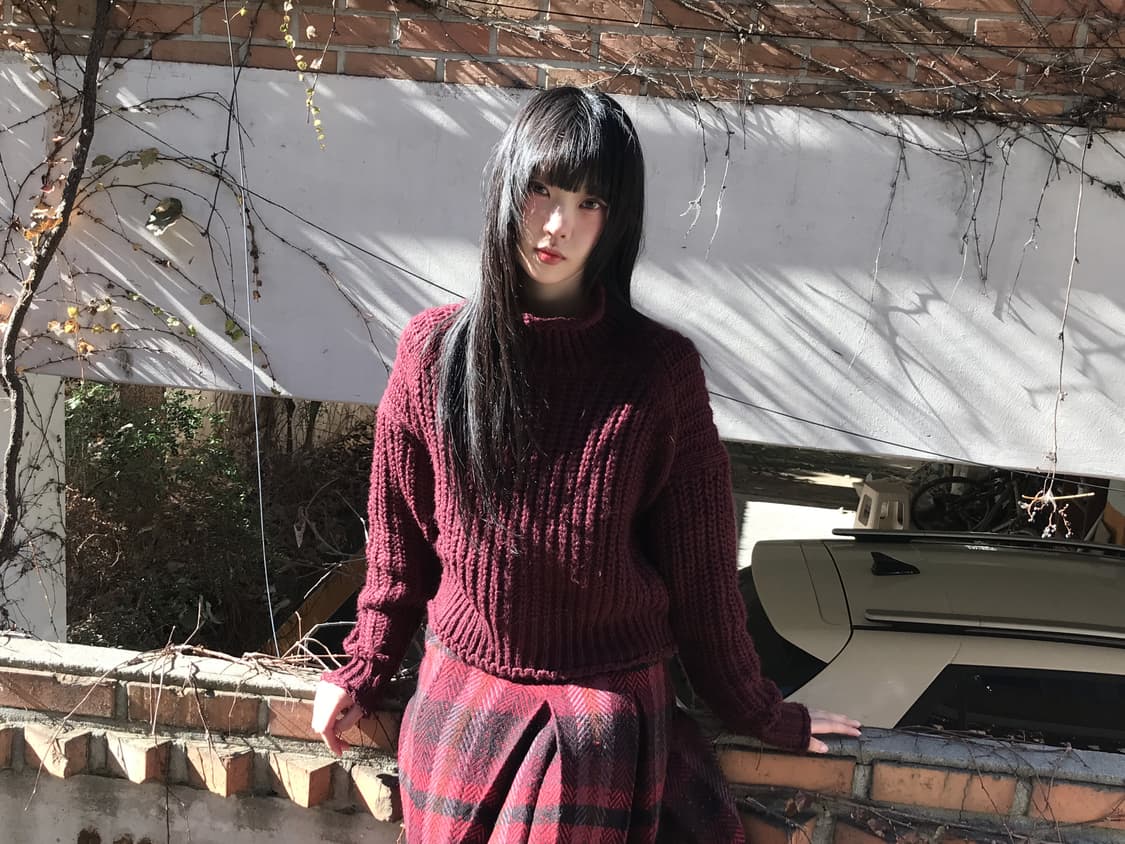 Cathrine Red Check Skirt 상품이미지10